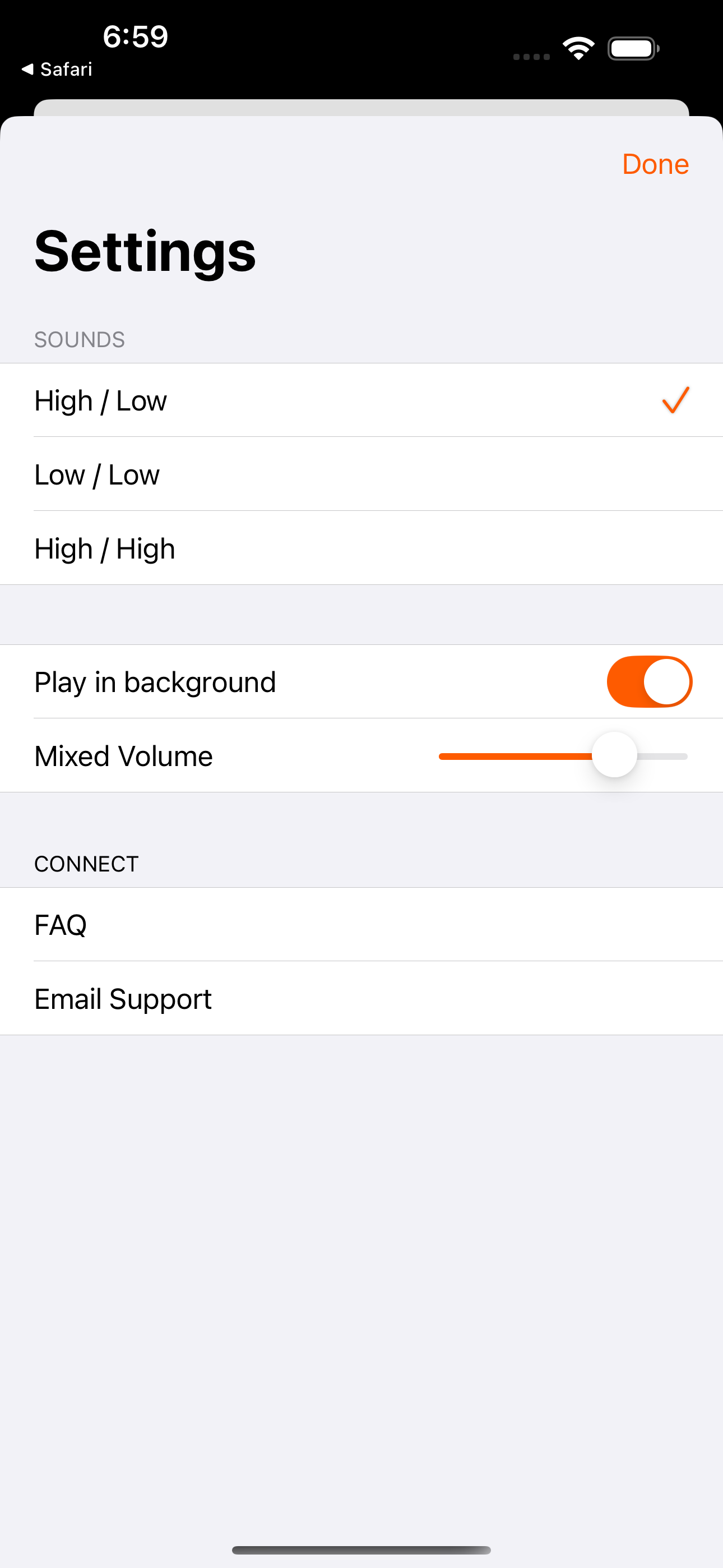 Run Tempo iPhone screenshot
